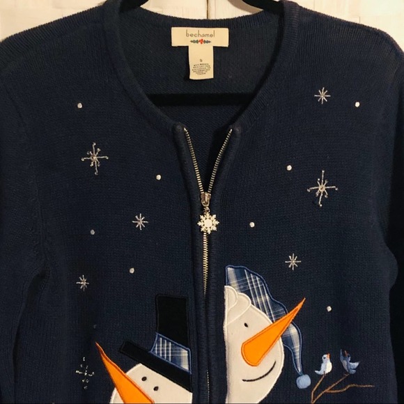 Vintage Bechamel Christmas Sweater sz Sm - Picture 5 of 8